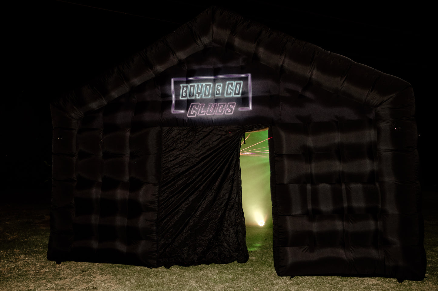 Black Inflatable Nightclub Hire Package