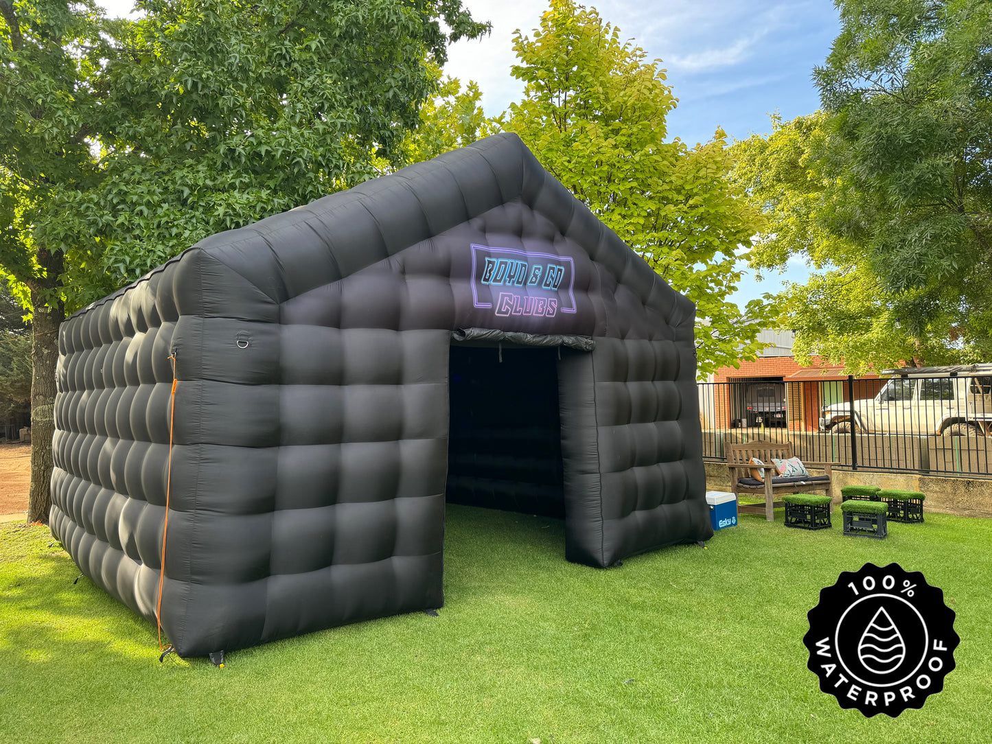 Black Inflatable Nightclub Hire Package