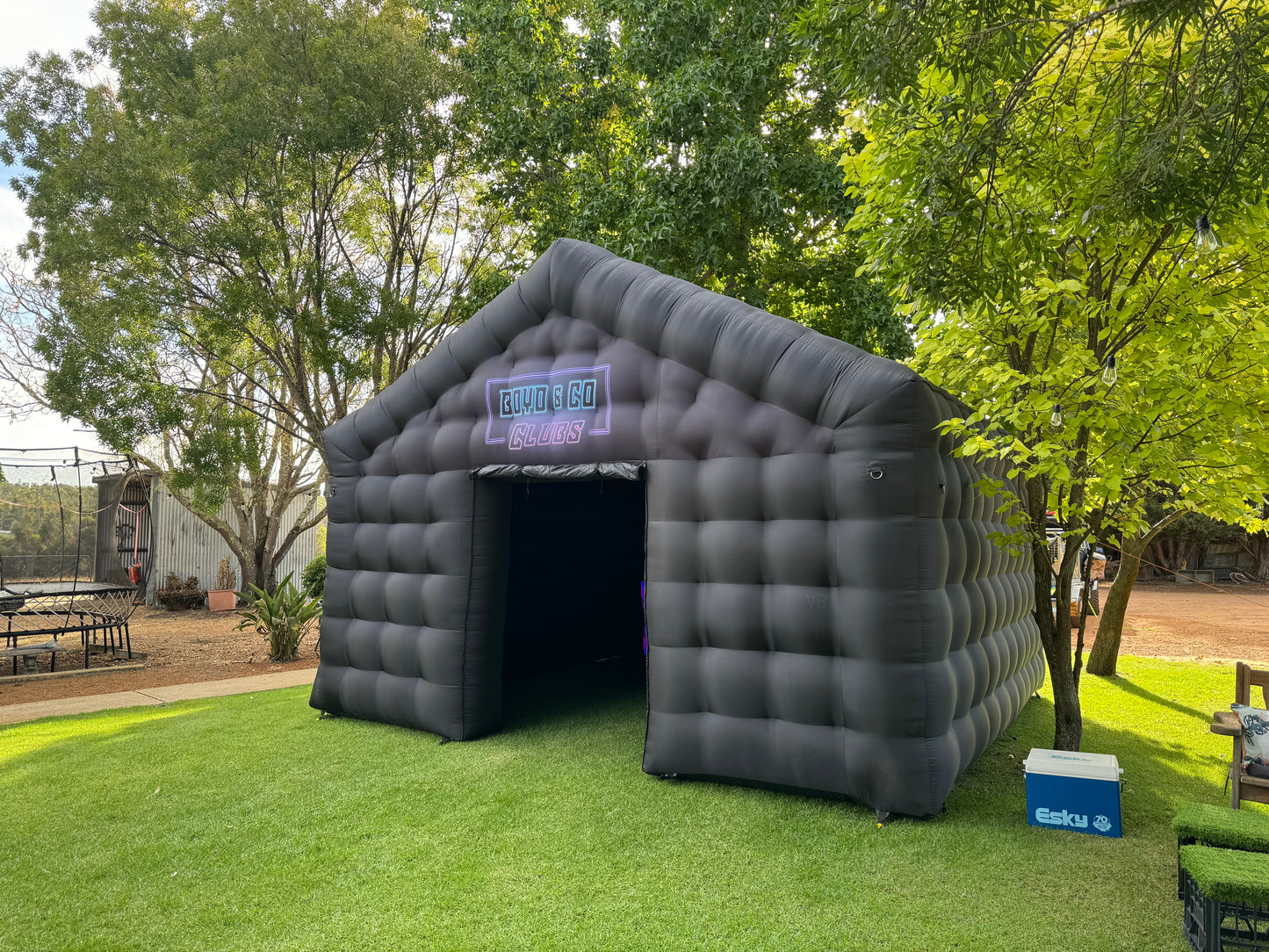 Black Inflatable Nightclub Hire Package